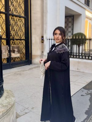 kimono à détails noir