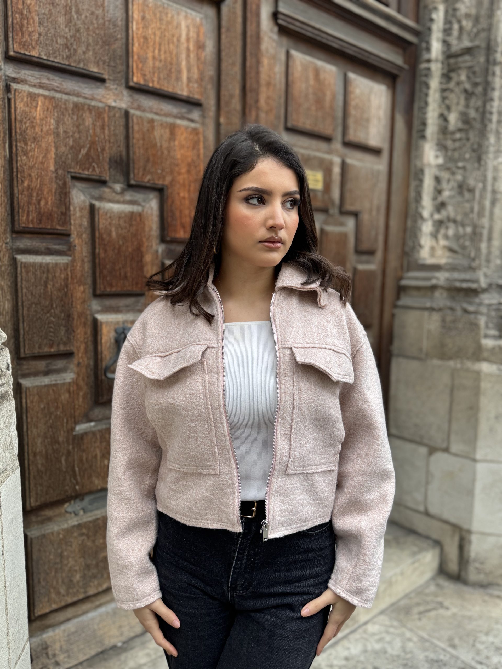 Veste courte Alma Rose